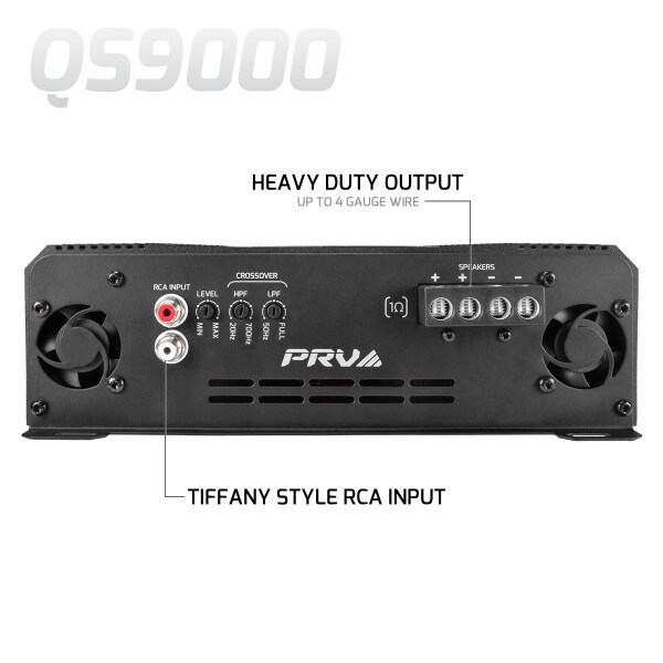 Main product image for PRV Audio QS9000 1 Ohm QS Series 1-Channel Full-Range Amplifier 9000W294-3527